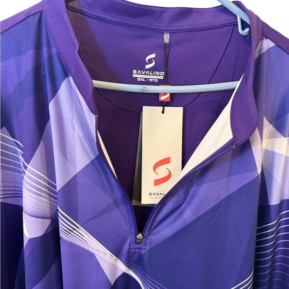 Stylish Purple Bowling Jersey Uniform Shirt 5X - Picture 2 of 4